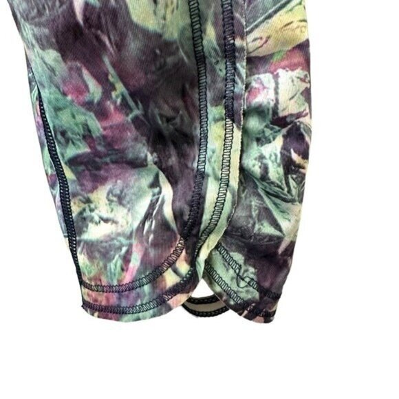 Lululemon Womens 6 Top Speed Run Crop Leggings Iridescent Multi Luxtreme Wicking - Picture 7 of 8